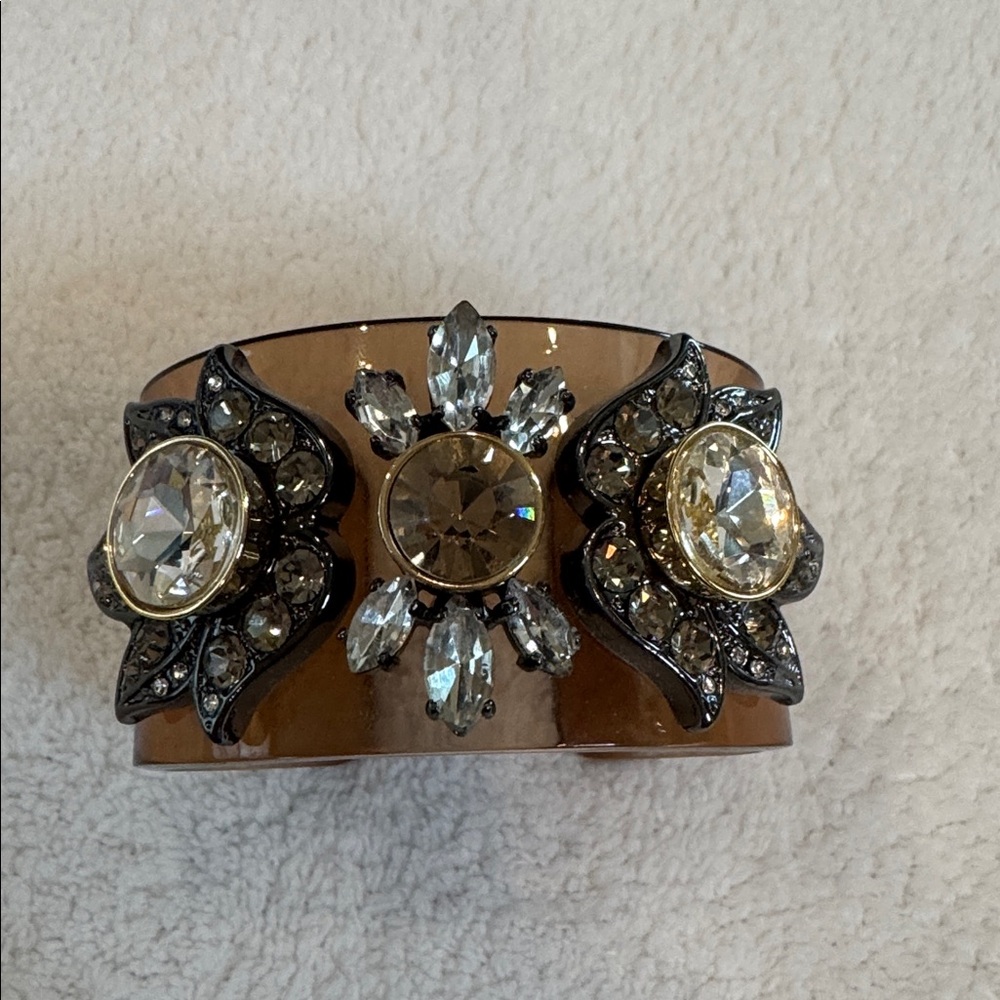 CAbi Crystal Embellished Cuff Bracelet